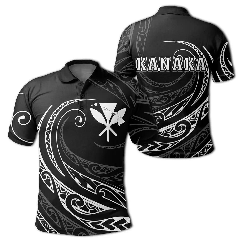 Kanaka Polynesian Polo Shirt - Frida Style - AH J9 Kanaka Polynesian Polo Shirt - Frida Style - AH J9