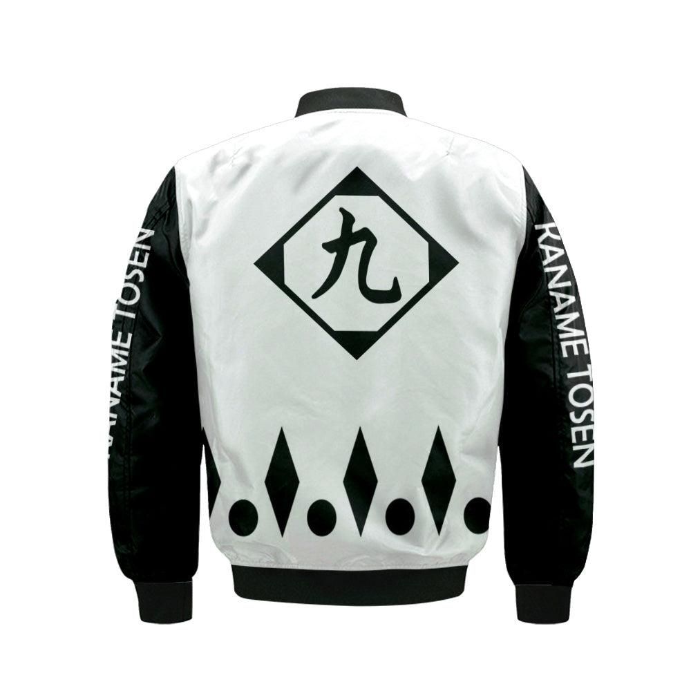 Kaname-Tosen-Ninth-Division-Bomber-Jacket-Custom-Bleach-Cosplay-Costumes-Bomber-Jacket-1