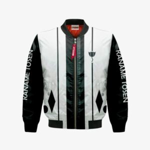 Kaname Tosen Ninth Division Bomber Jacket Custom Bleach Cosplay Costumes Bomber Jacket
