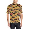 Kangaroos Aboriginal  Pattern Print Design 06 Men Polo Shirt