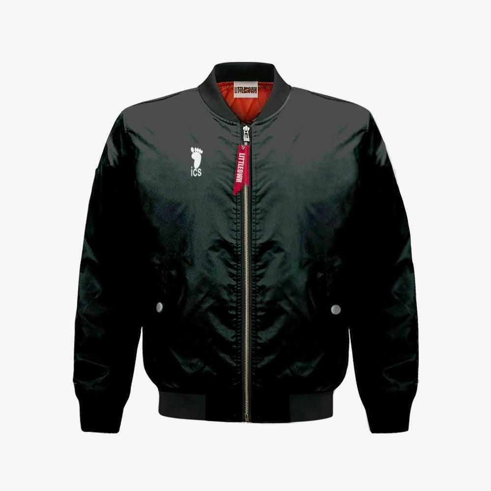 Karasuno Training Bomber Jacket Custom Haikyuu Cosplay Costumes Bomber Jacket Karasuno Training Bomber Jacket Custom Haikyuu Cosplay Costumes Bomber Jacket