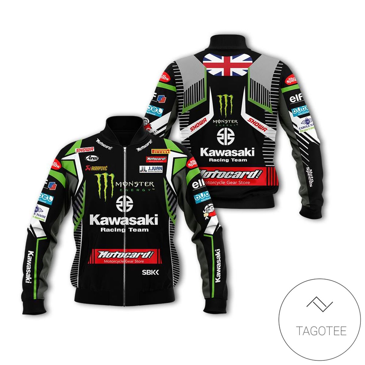 Kawasaki Racing Team Racing 3D Bomber Jacket Kawasaki Racing Team Racing 3D Bomber Jacket