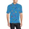 Kayak Pattern Print Design 03 Men Polo Shirt