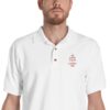 Keep Calm And Carry On (Red Embroidered) Polo Shirt