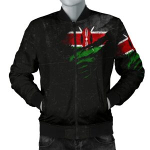 Kenya In Me Men's Bomber Jacket- Special Grunge Style A31 Bomber Jacket
