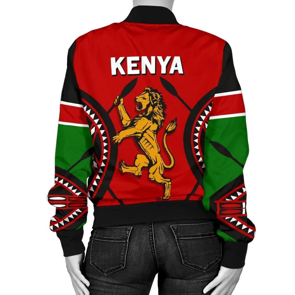 Kenya-Lion-Women-Bomber-Jacket-Maasai-Shield-K4-Bomber-Jacket-1