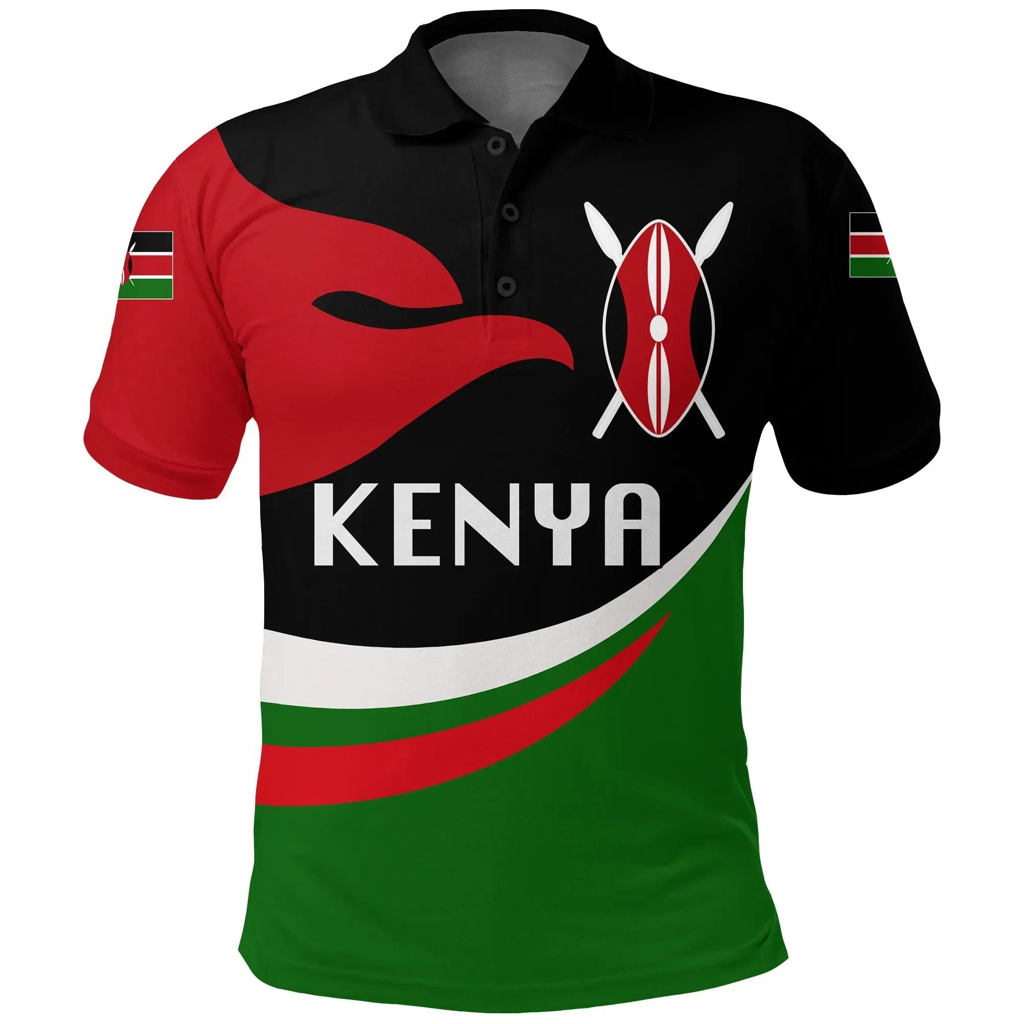 Kenya Polo Shirt Proud Version K4 Kenya Polo Shirt Proud Version K4