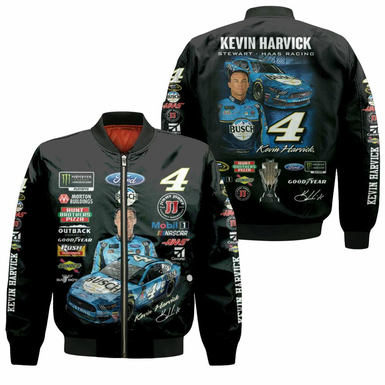Kevin Harvick Legend Car Racer3D Print For Fan 3D T Shirt Hoodie Sweater Jersey Bomber Jacket Model 3056 Bomber Jacket Kevin Harvick Legend Car Racer3D Print For Fan 3D T Shirt Hoodie Sweater Jersey Bomber Jacket Model 3056 Bomber Jacket