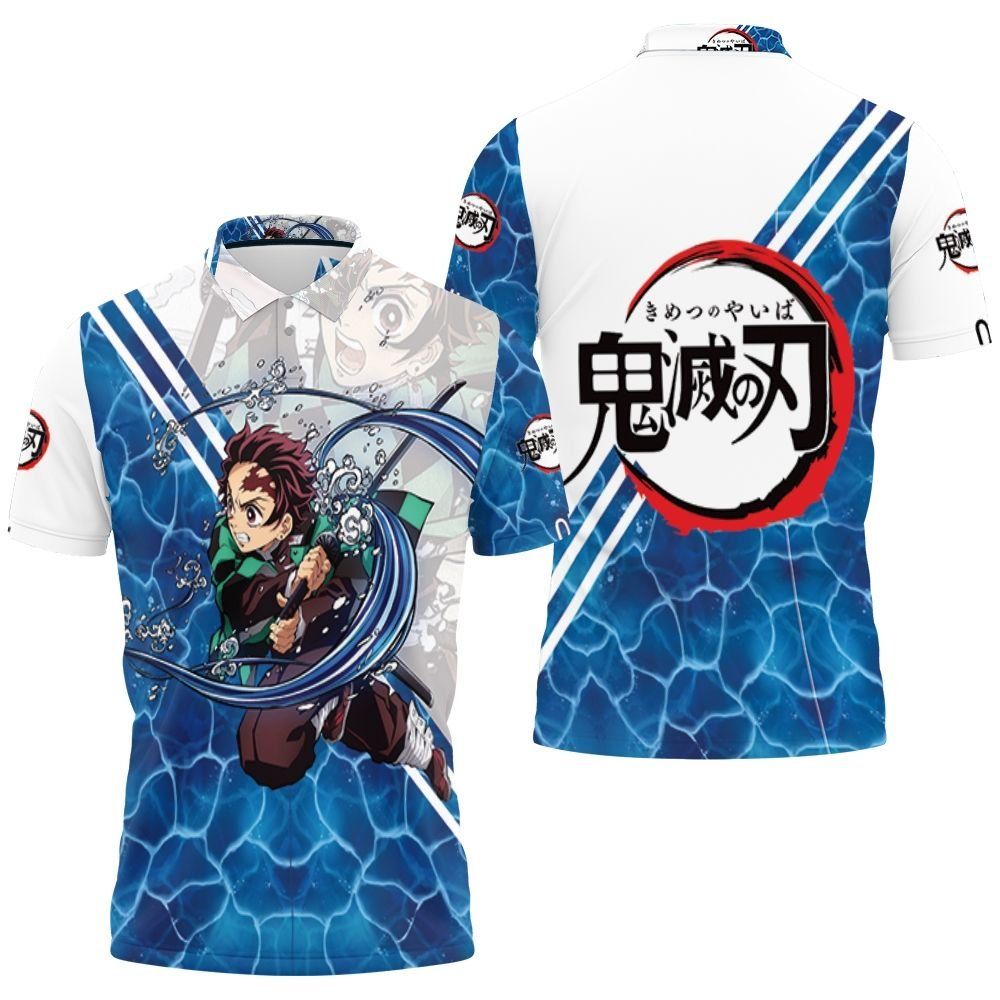 Kimetsu No Yaiba Anime Kamado Tanjiro Polo shirt Kimetsu No Yaiba Anime Kamado Tanjiro Polo shirt