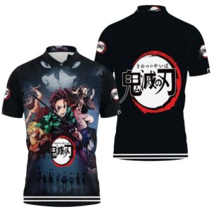 Kimetsu No Yaiba Team Tanjiro Polo Shirt Hoodie 3D Sweater