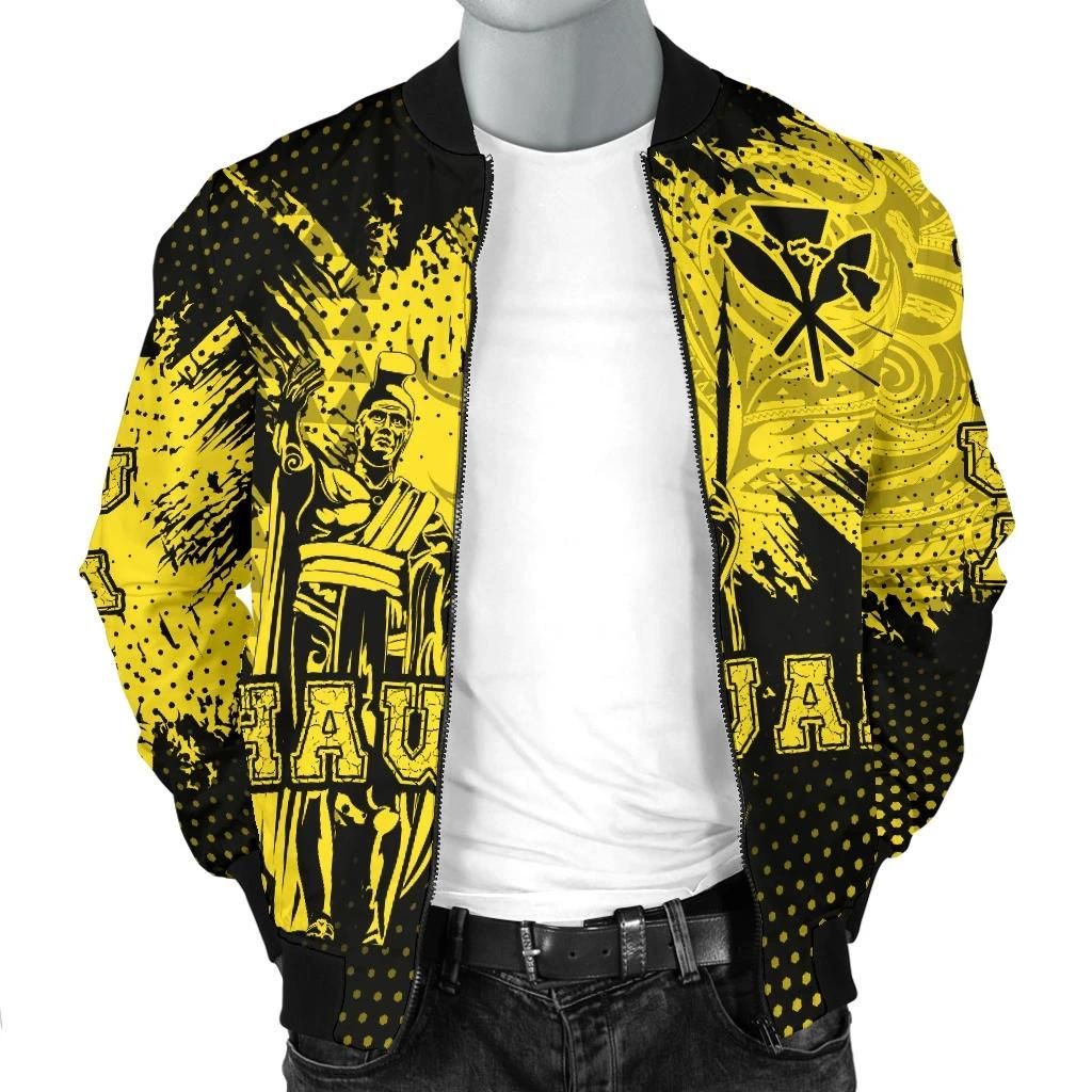 King-Kamehameha-Hawaii-Mens-Bomber-Jacket-Yellow-Vincent-Style-AH-J91-Bomber-Jacket-2