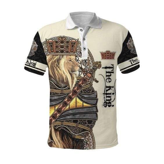 King Lion 3D Polo Shirt King Lion 3D Polo Shirt