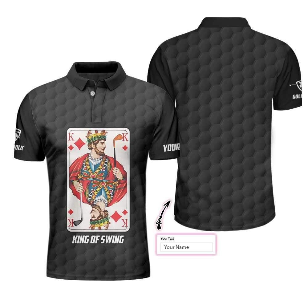 King Of Swing Golf Polo Shirt King Of Swing Golf Polo Shirt