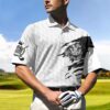 King Of Swings Lion Golf Polo Shirt