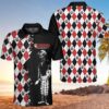 Kingpins Skull Bowling Vintage Polo Shirt #V
