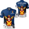 Kinnaird Scottish Family Crest Scotland Special Polo Shirt - Golf Shirt A7