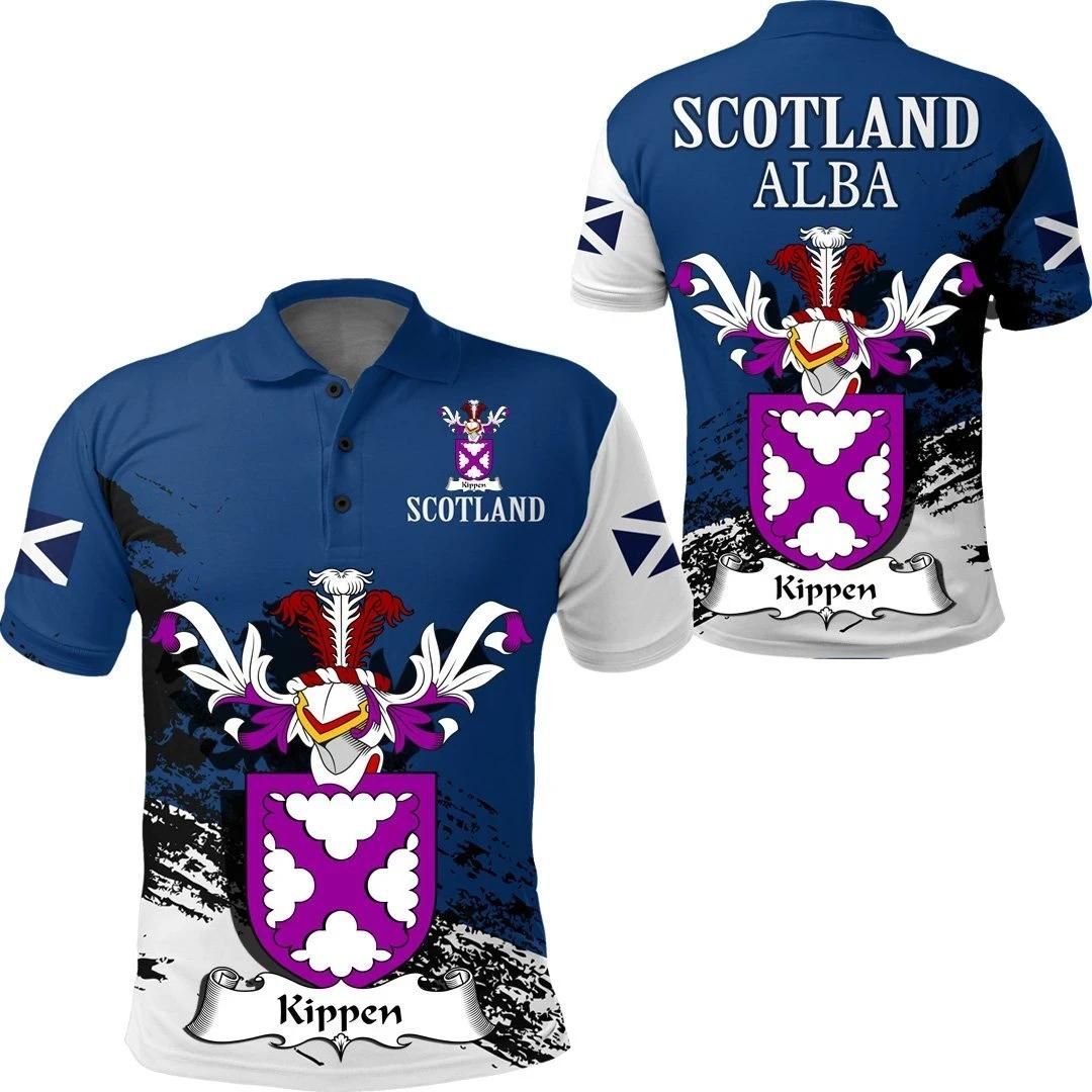 Kippen Scottish Family Crest Scotland Special Polo Shirt - Golf Shirt A7 Kippen Scottish Family Crest Scotland Special Polo Shirt - Golf Shirt A7