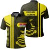 Kiribati Islands Yellow Polo Shirt- Boba Style - AH - J14