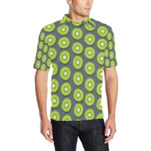 Kiwi Pattern Print Design Kw06 Men Polo Shirt