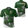Knox Ireland Polo Shirt - Celtic Shamrock & Sword - Irish Family Crest A7