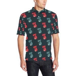 Koala Pattern Print Design 02 Men Polo Shirt