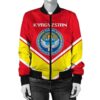 Kosovo Coat Of Arms Women Bomber Jacket Lucian Style JW5 Bomber Jacket