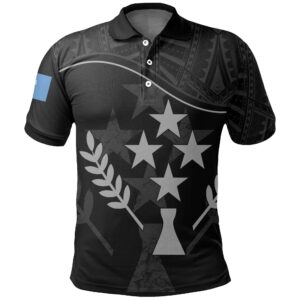 Kosrae Black Polo Shirt A02