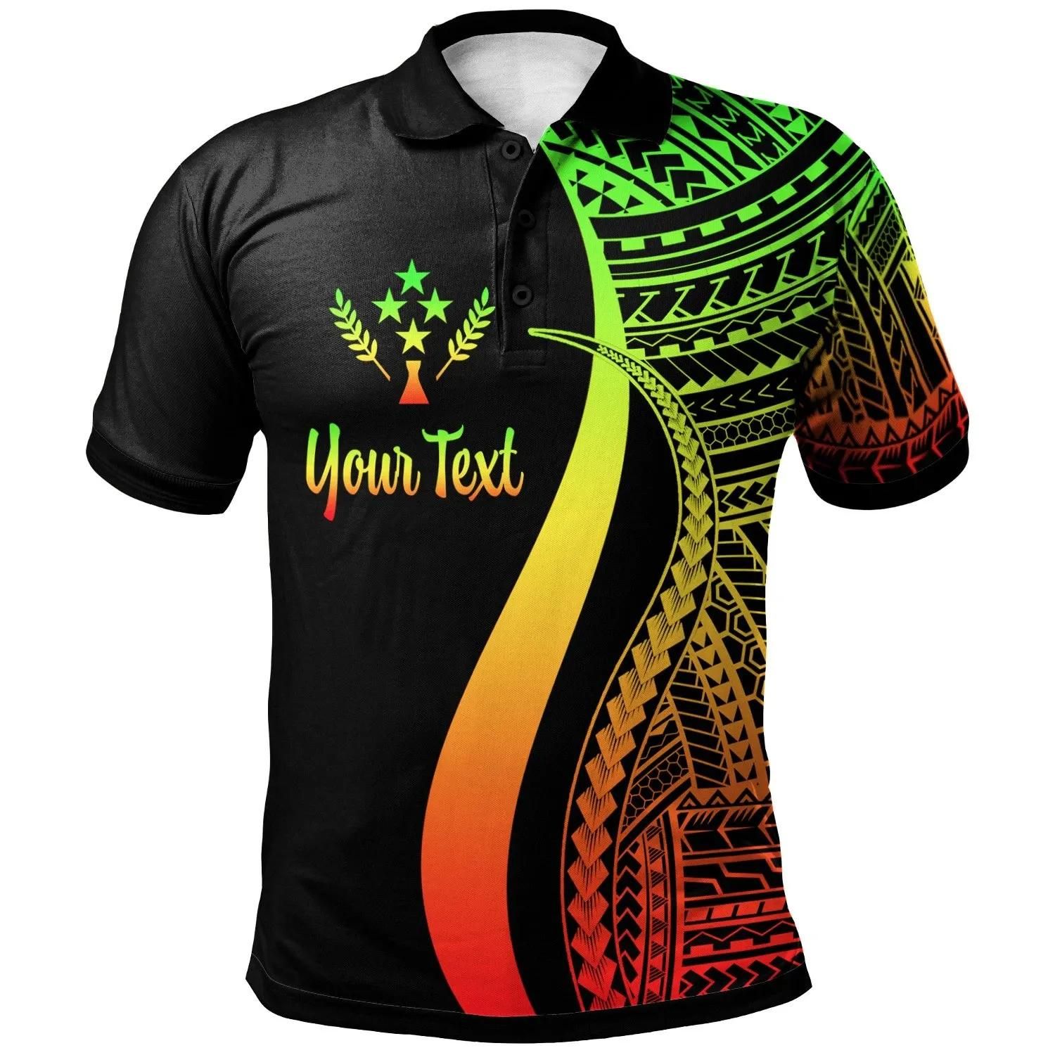 Kosrae Custom Personalised Polo Shirt Reggae - Polynesian Tentacle Tribal Pattern - BN11 Kosrae Custom Personalised Polo Shirt Reggae - Polynesian Tentacle Tribal Pattern - BN11