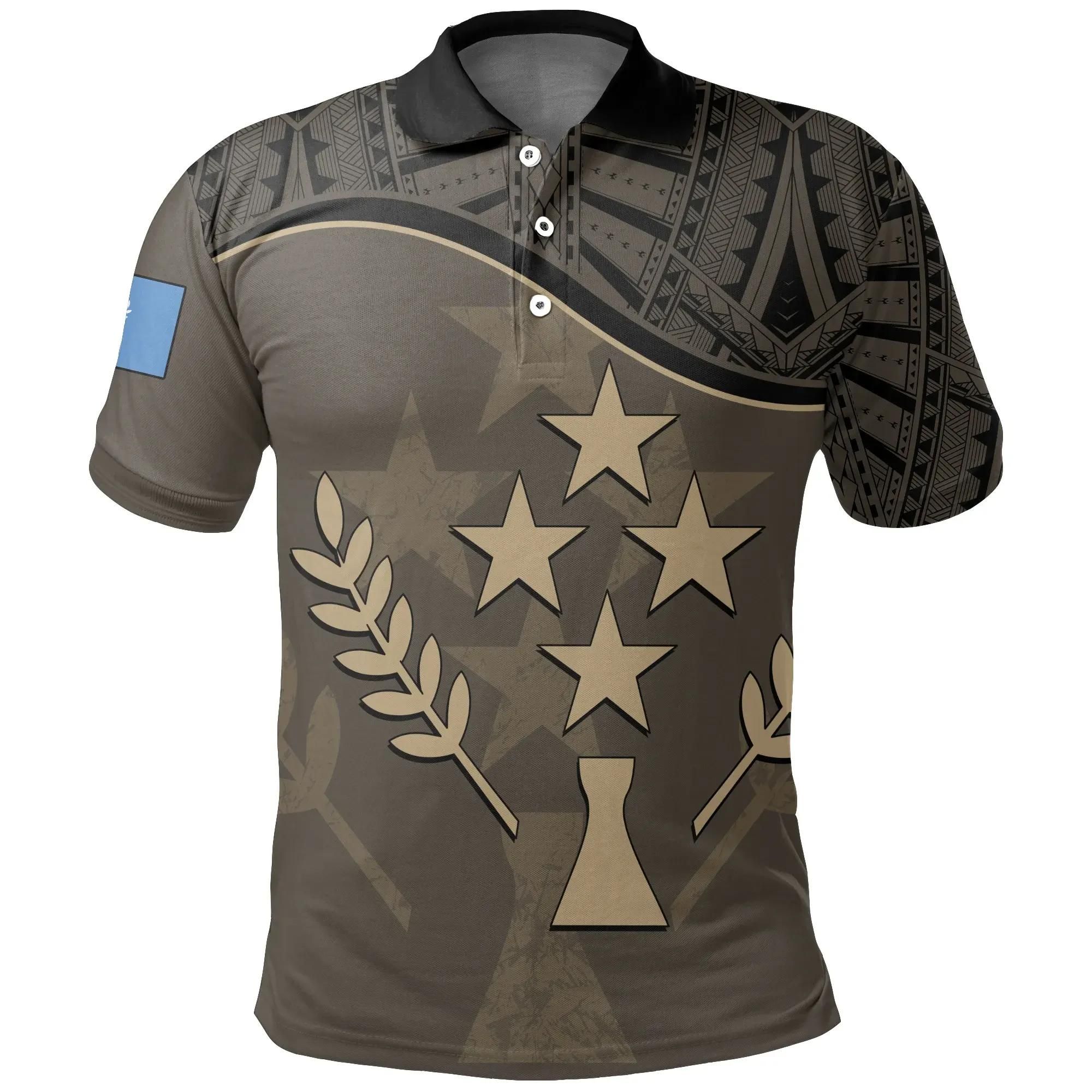 Kosrae Gold Polo Shirt A02 Kosrae Gold Polo Shirt A02