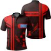 Kosrae Islands Red Polo Shirt- Boba Style - AH - J14
