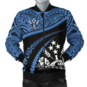 Kosrae Men Bomber Jacket - Road to Hometown K8 Bomber Jacket