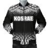 Kosrae Men's Bomber Jacket - Fog Black Style - BN09 Bomber Jacket