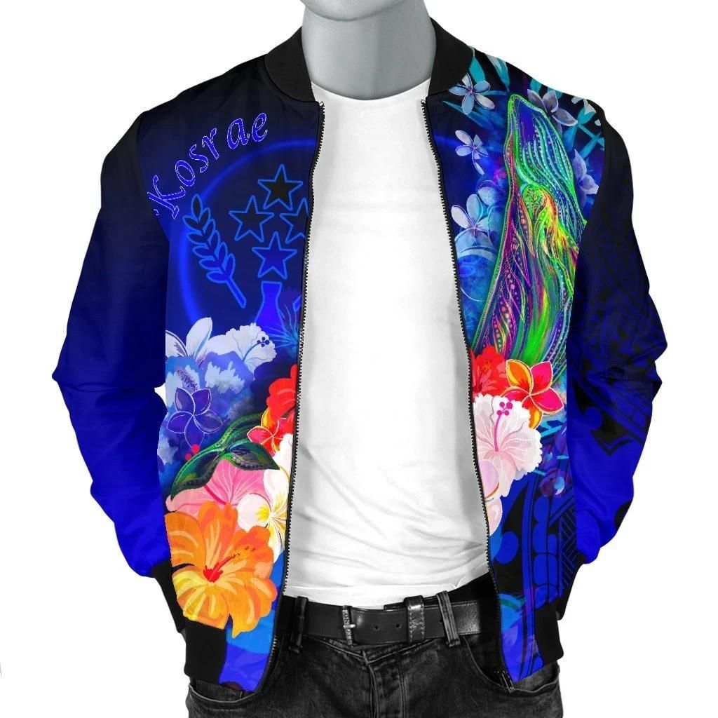 Kosrae-Mens-Bomber-Jacket-Humpback-Whale-with-Tropical-Flowers-Blue-BN18-Bomber-Jacket-2