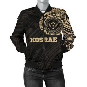 Kosrae Micronesia Tattoo Women's Bomber Jacket A7 Bomber Jacket