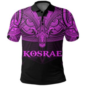 Kosrae (Pink) Polo Shirt Polynesian A15
