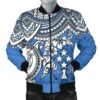 Kosrae Polynesian Bomber Jacket (Men) - Polynesian Turtle - BN15 Bomber Jacket
