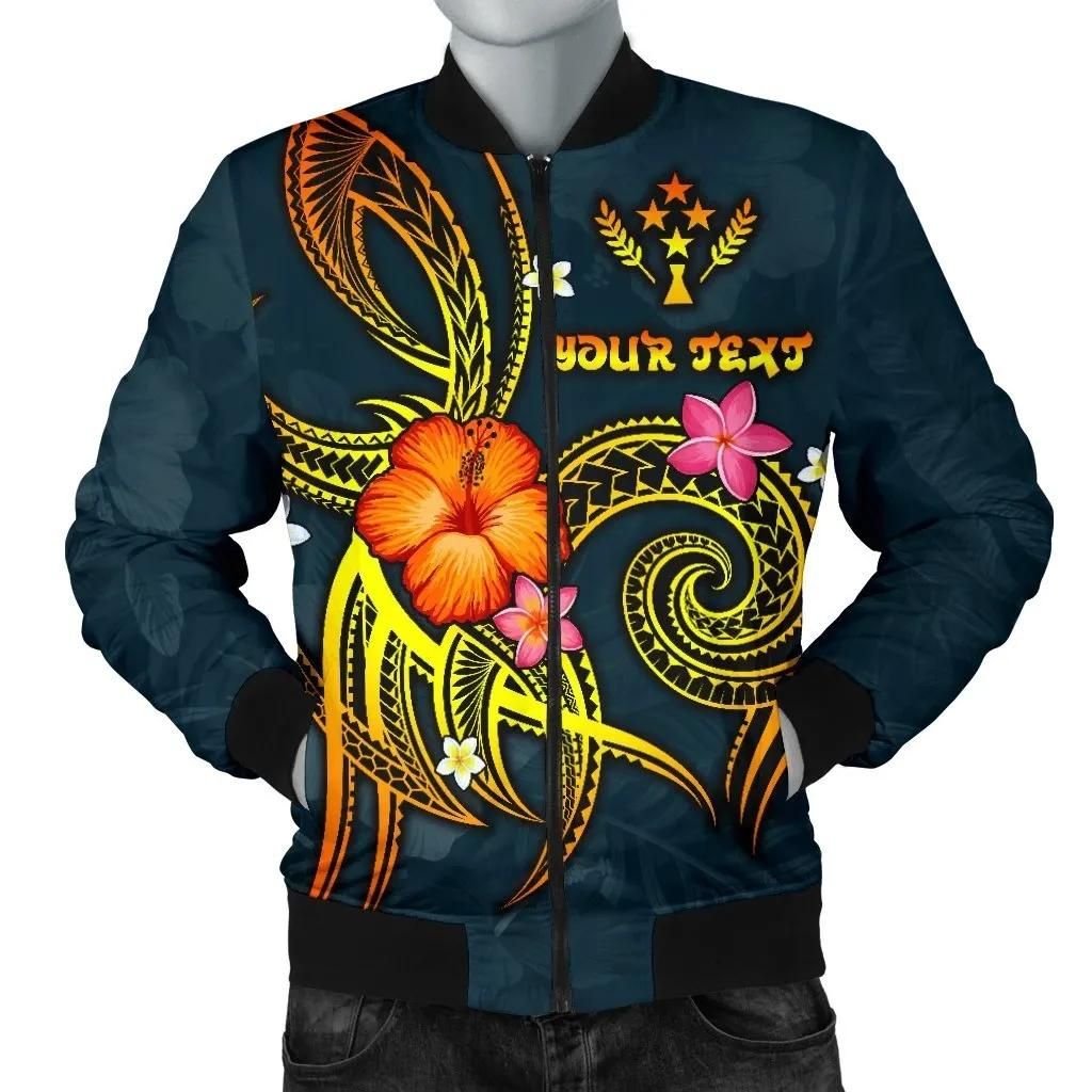 Kosrae Polynesian Personalised Men's Bomber Jacket - Legend of Kosrae (Blue) - BN15 Bomber Jacket Kosrae Polynesian Personalised Men's Bomber Jacket - Legend of Kosrae (Blue) - BN15 Bomber Jacket