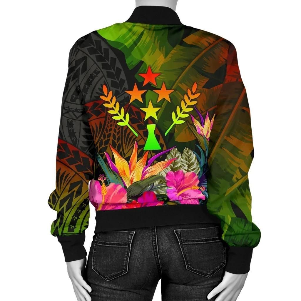 Kosrae-Polynesian-Personalised-Womens-Bomber-Jacket-Hibiscus-and-Banana-Leaves-BN15-Bomber-Jacket-1