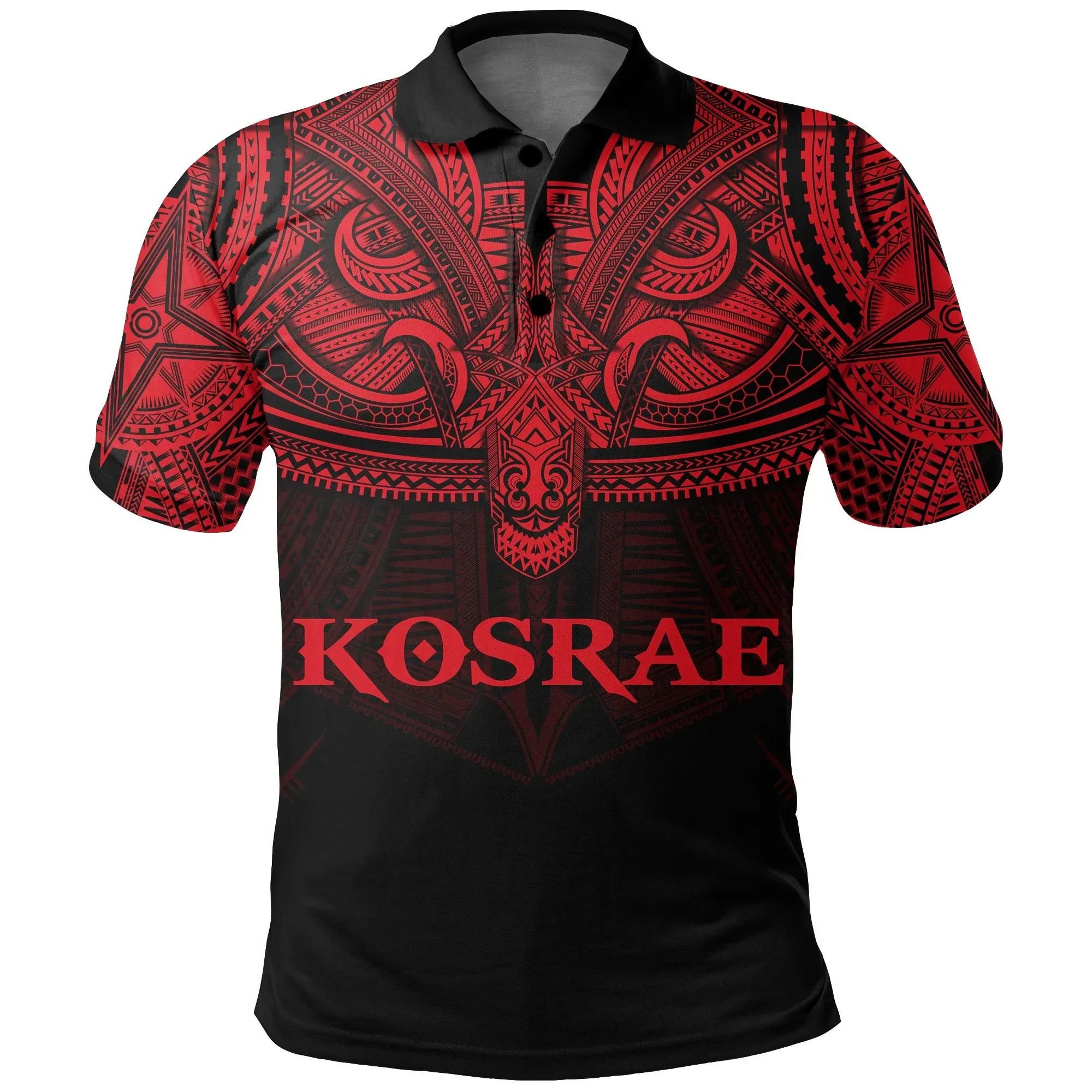 Kosrae (Red) Polo Shirt Polynesian A15 Kosrae (Red) Polo Shirt Polynesian A15