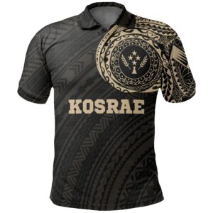 Kosrae in My Heart Tattoo Polo Shirt A7
