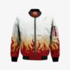 Kyojuro Cape Bomber Jacket Custom KNY Cosplay Costumes Bomber Jacket