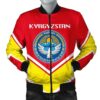 Kyrgyzstan Coat Of Arms Men Bomber Jacket Lucian Style J5W