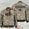 Landshark Lager Camouflage Bomber Jacket