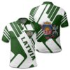 Latvia Coat Of Arms Polo Shirt Rockie J5W