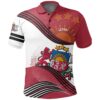 Latvia Polo Shirt Fall In The Wave K7