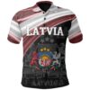 Latvia Polo Shirt Flag - Riga TH5