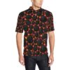 Lava Pattern Print Design 01 Men Polo Shirt