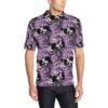 Lavender Pattern Print Design Lv06 Men Polo Shirt