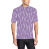 Lavender Pattern Print Design Lv08 Men Polo Shirt