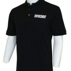 Law Enforcement Staff Polo Shirt Black